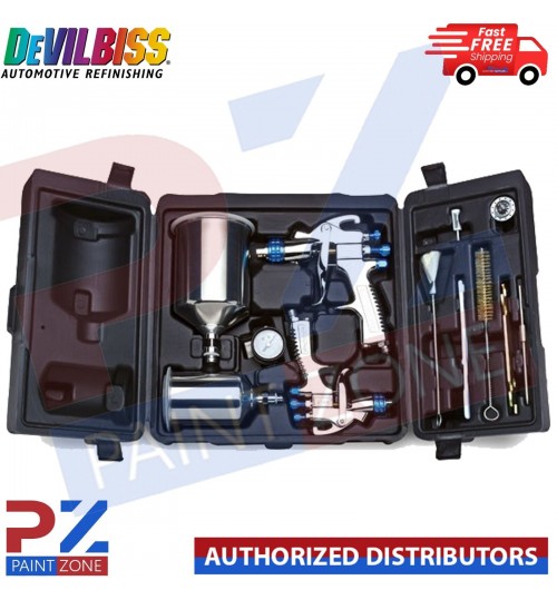 Devilbiss SLG-650 StartingLine Painting and Touch Up Kit and cleaning tools